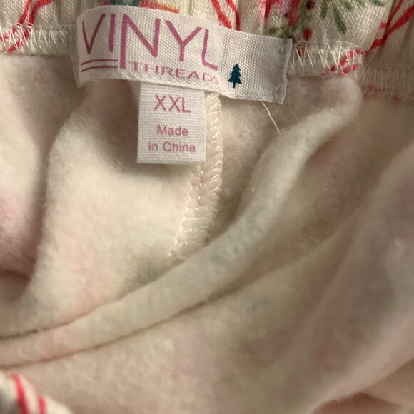 Viral Target Vinyl Threads Nutcracker Sweatpants XXL NEW TIK TOK Fleece - Picture 2 of 3